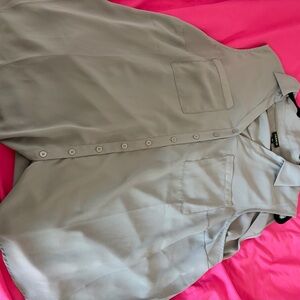 Torrid Gray Sleeveless Blouse